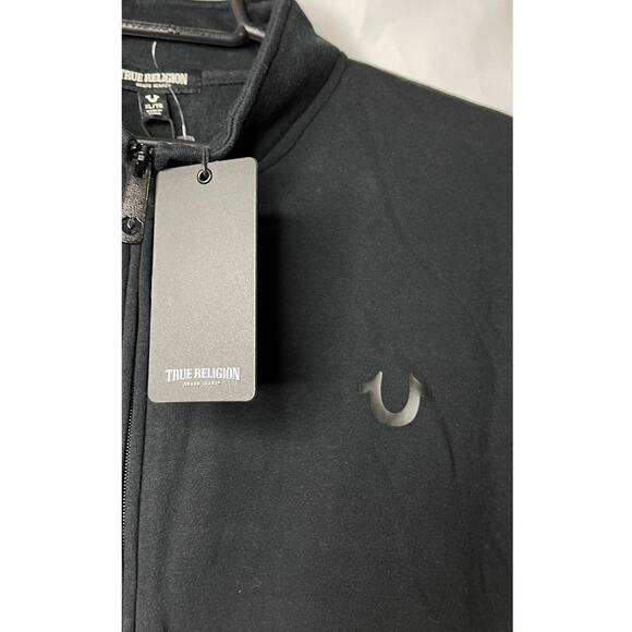 True‎ Religion Men's Colorbloked Full Zip Sweatshirt Track Jacket Size XL New - Picture 11 of 14